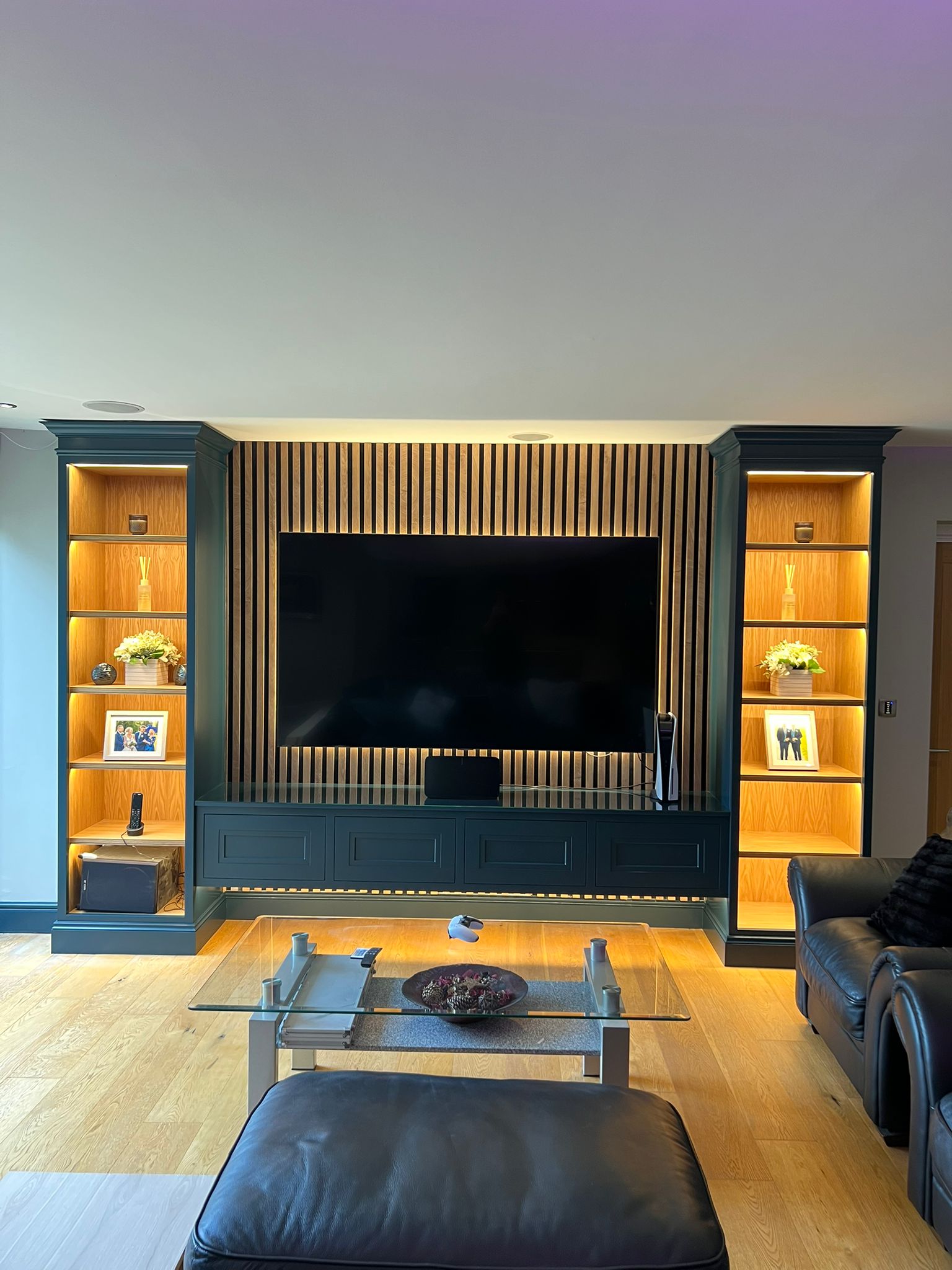 Bespoke Living Room Media Wall